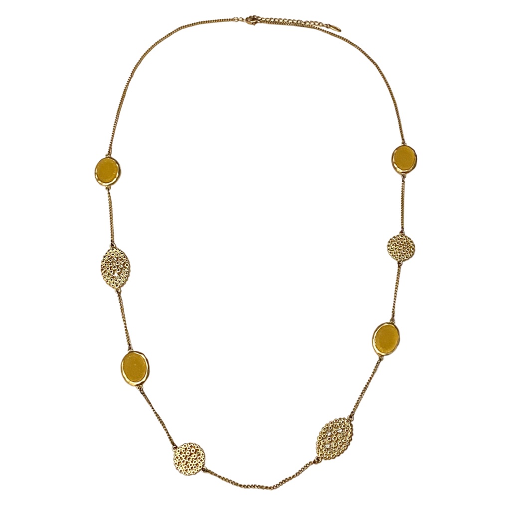 Vclm Yellow Gold Necklace 10$